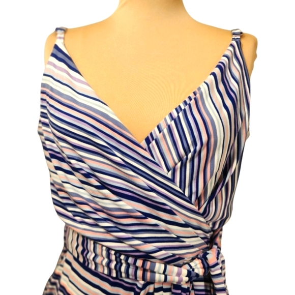 White House Black Market 🔖NWT! Rainbow Stripe Sundress - Size 10 - Picture 5 of 16